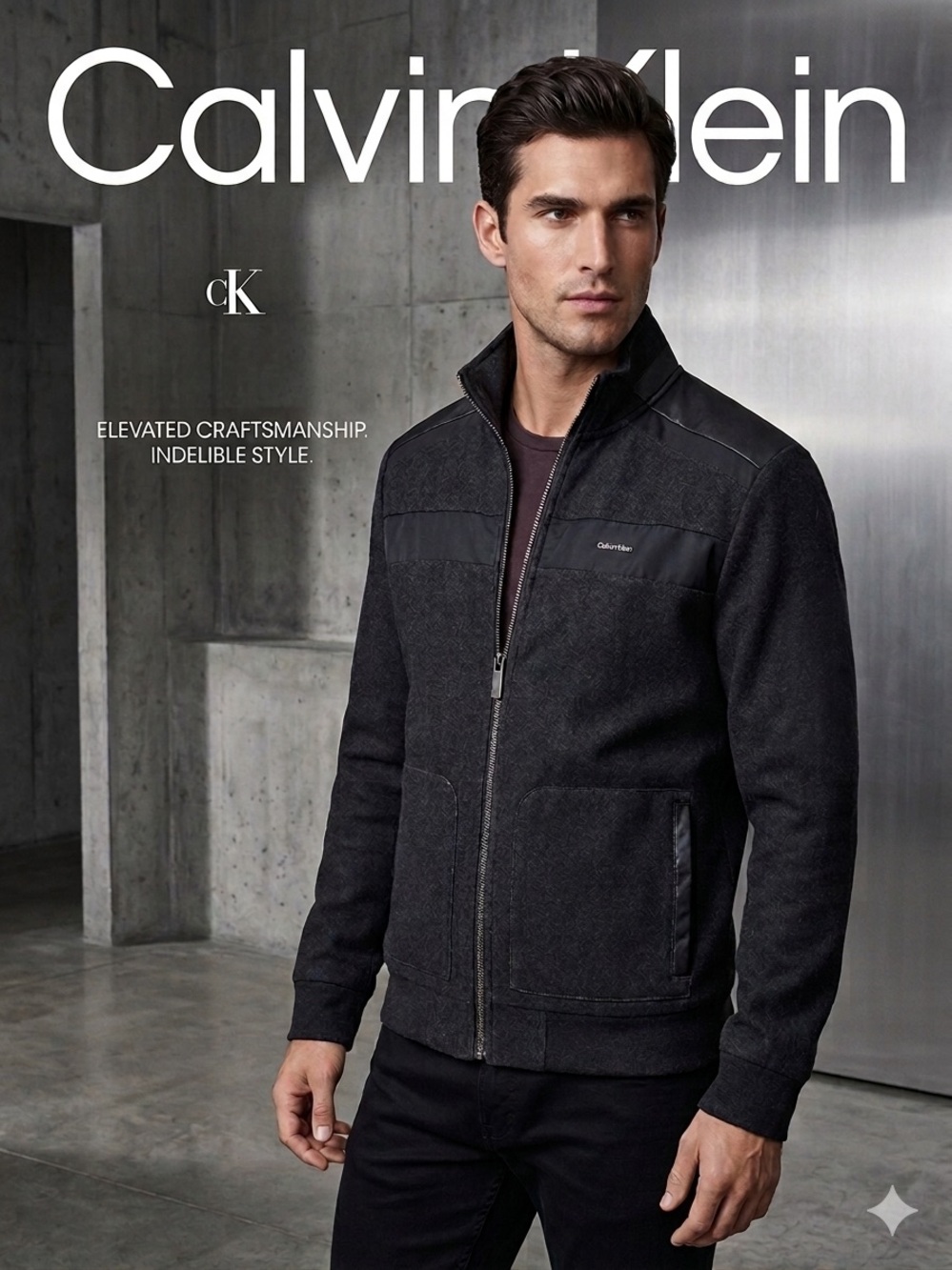 Calvin Klein Men’s bomber style jacket